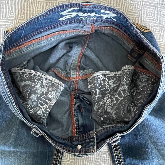 Seven7 Boot Cut Jeans Size 10P - Picture 12 of 16